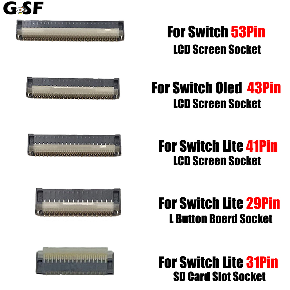 5PCS New LCD Screen FPC Ribbon - Push Fit Connector recension och pris