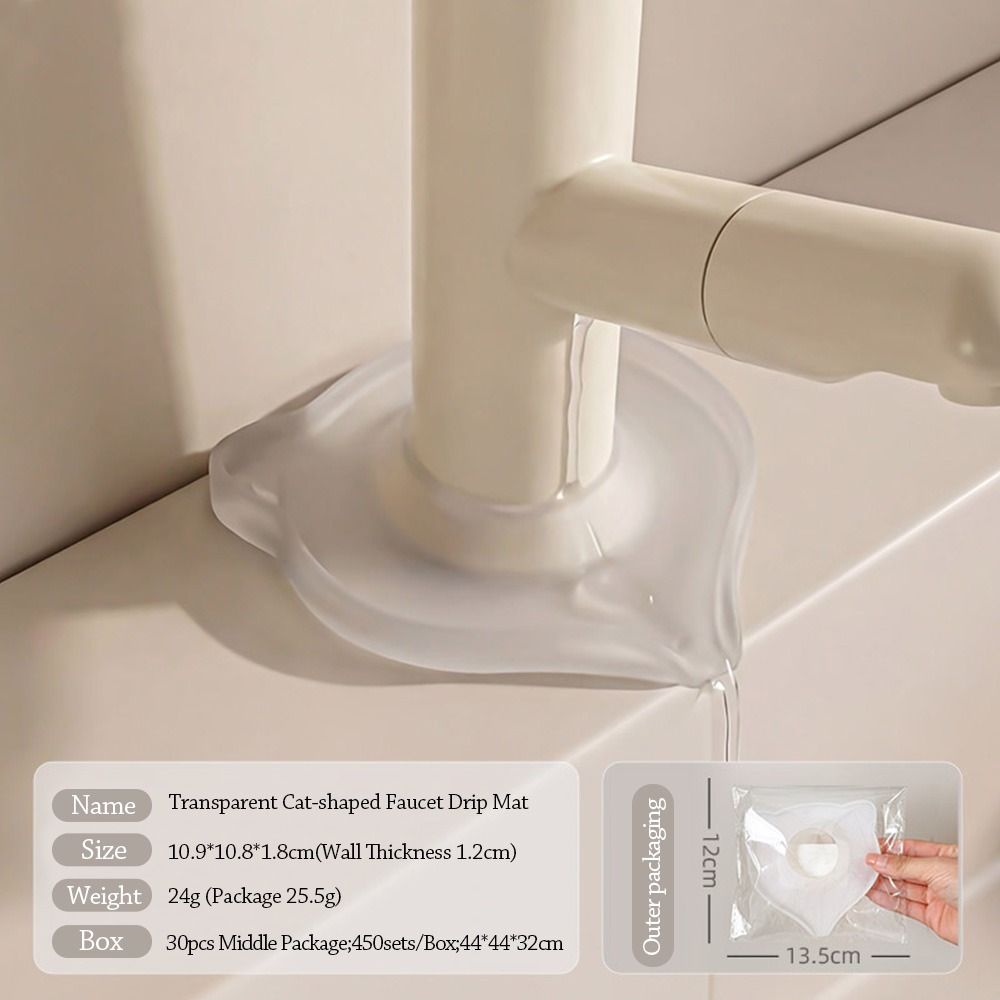 2pcs Creative Cat-Shaped Drain - Silicone Tap Washer recension och pris