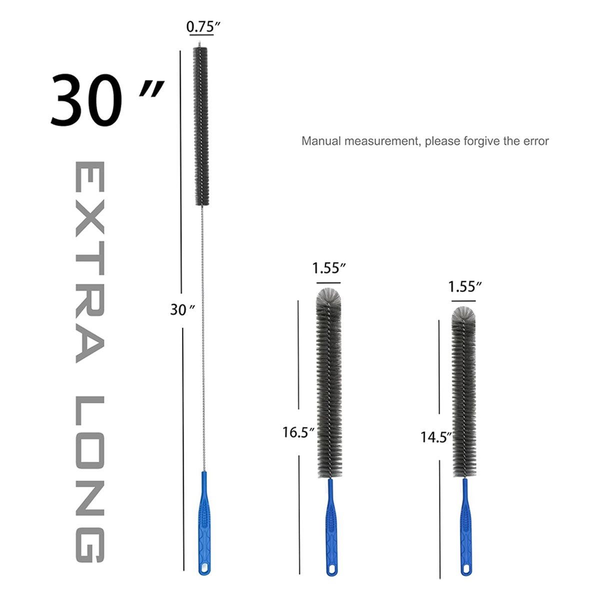 A013 Drain Cleaning Brush Set, - Drain Snake Flexible recension och pris