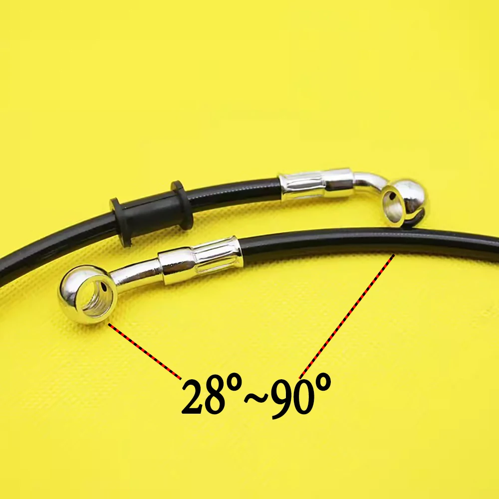 10cm~500cm Motorcycle Brake Cl - Flexible Hose Braided recension och pris