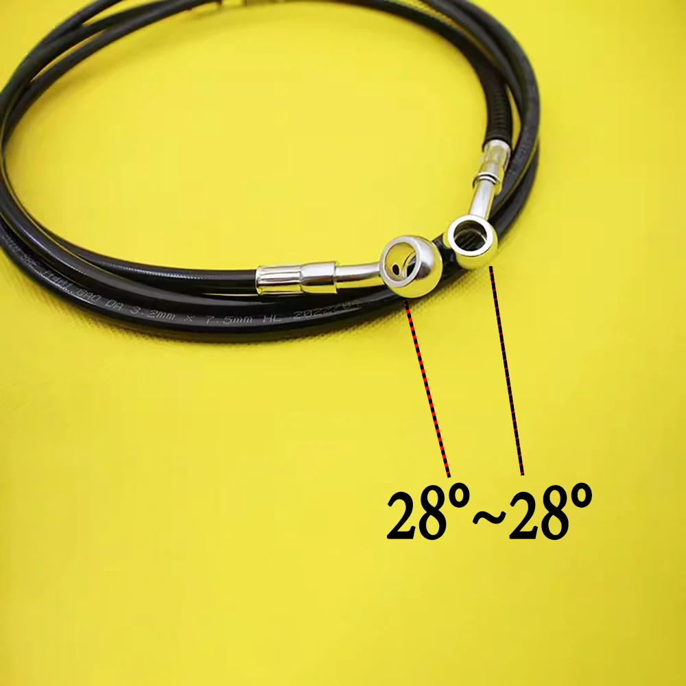 10cm~500cm Motorcycle Brake Cl - Flexible Hose Braided recension och pris