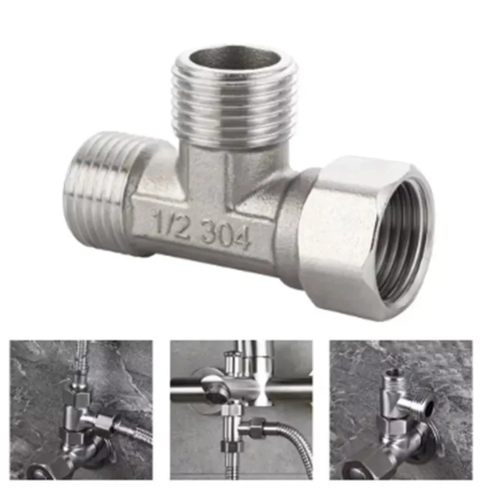 G1/2 Stainless Steel T Adapter - Shower Valve Cartridge recension och pris