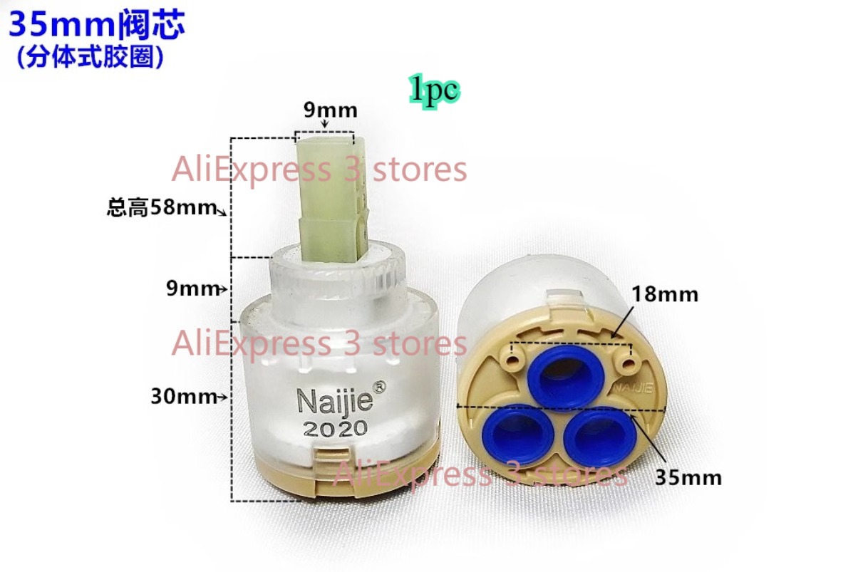 1pcs 28mm/35mm/40mm Water Mixe - Shower Valve Cartridge recension och pris