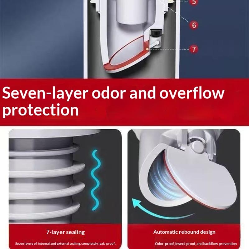 &Bathroom Sewer Seal Ring Anti - Drain Pipe Clip recension och pris