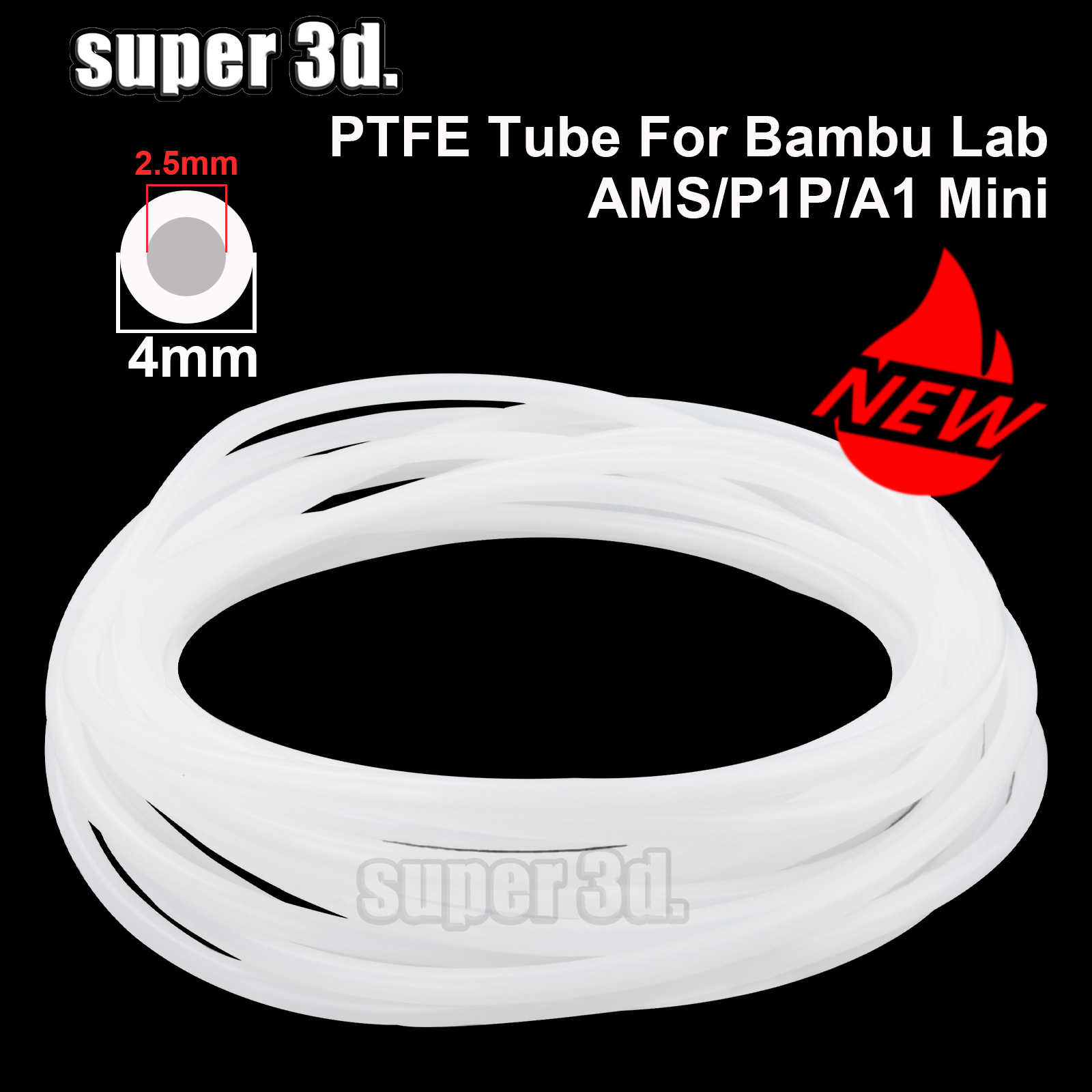 PTFE Tube 3D Printer 2.5mm 4mm - Ptfe Tape Thread recension och pris