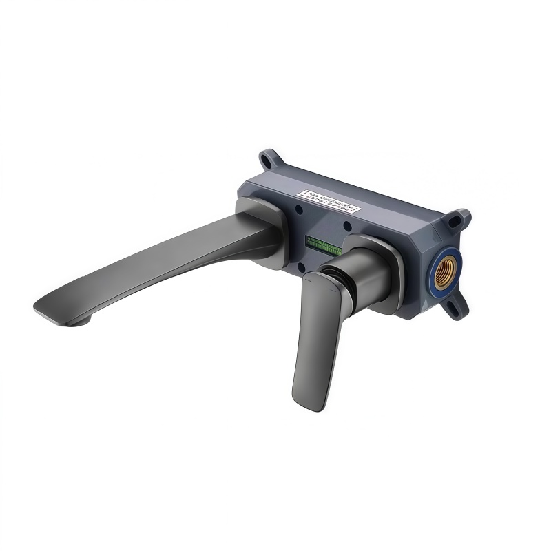 Gold Concealed Bathroom Faucet - Basin Mixer Cartridge recension och pris