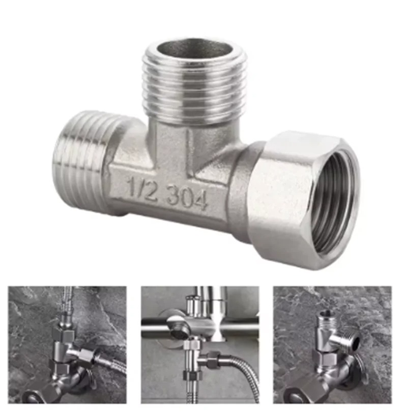 Stainless Steel T Adapter G1/  - Shower Valve Cartridge recension och pris