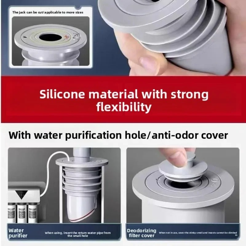 Connector Stopper Silicone Bat - Drain Pipe Clip recension och pris