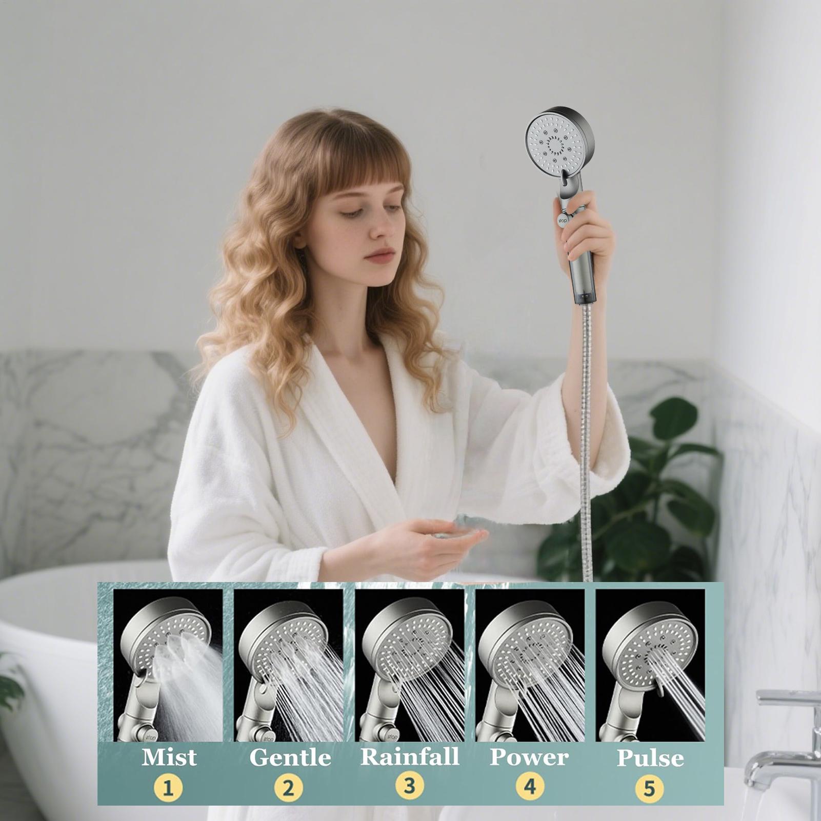 New Shower Head 5 Modes Filter - Silicone Tap Washer recension och pris