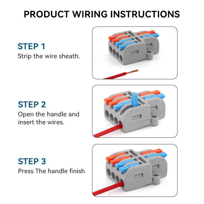 1/5/10 PCS Mini Fast Wiring Ca - Push Fit Connector recension och pris