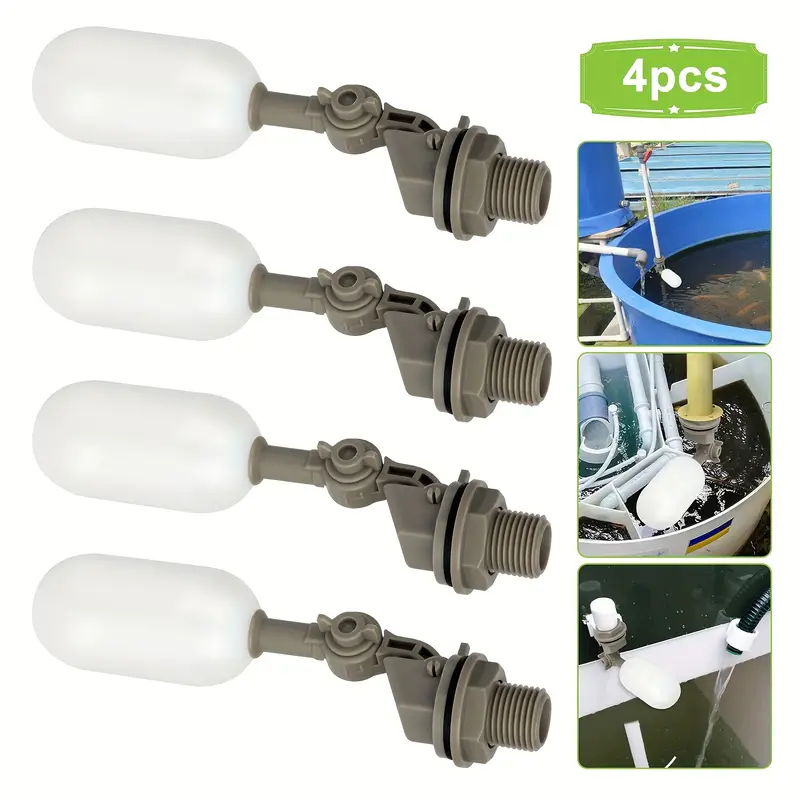 4Pcs Farm Cattle Plastic Water - Float Ball Valve recension och pris