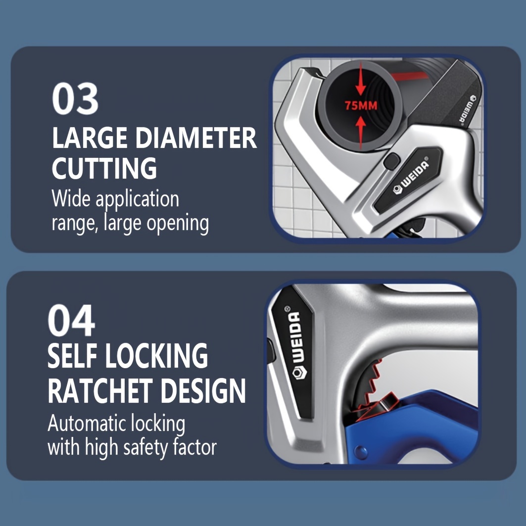 Industrial Grade Pipe Cutter 3 - Pipe Cutter Ratchet recension och pris