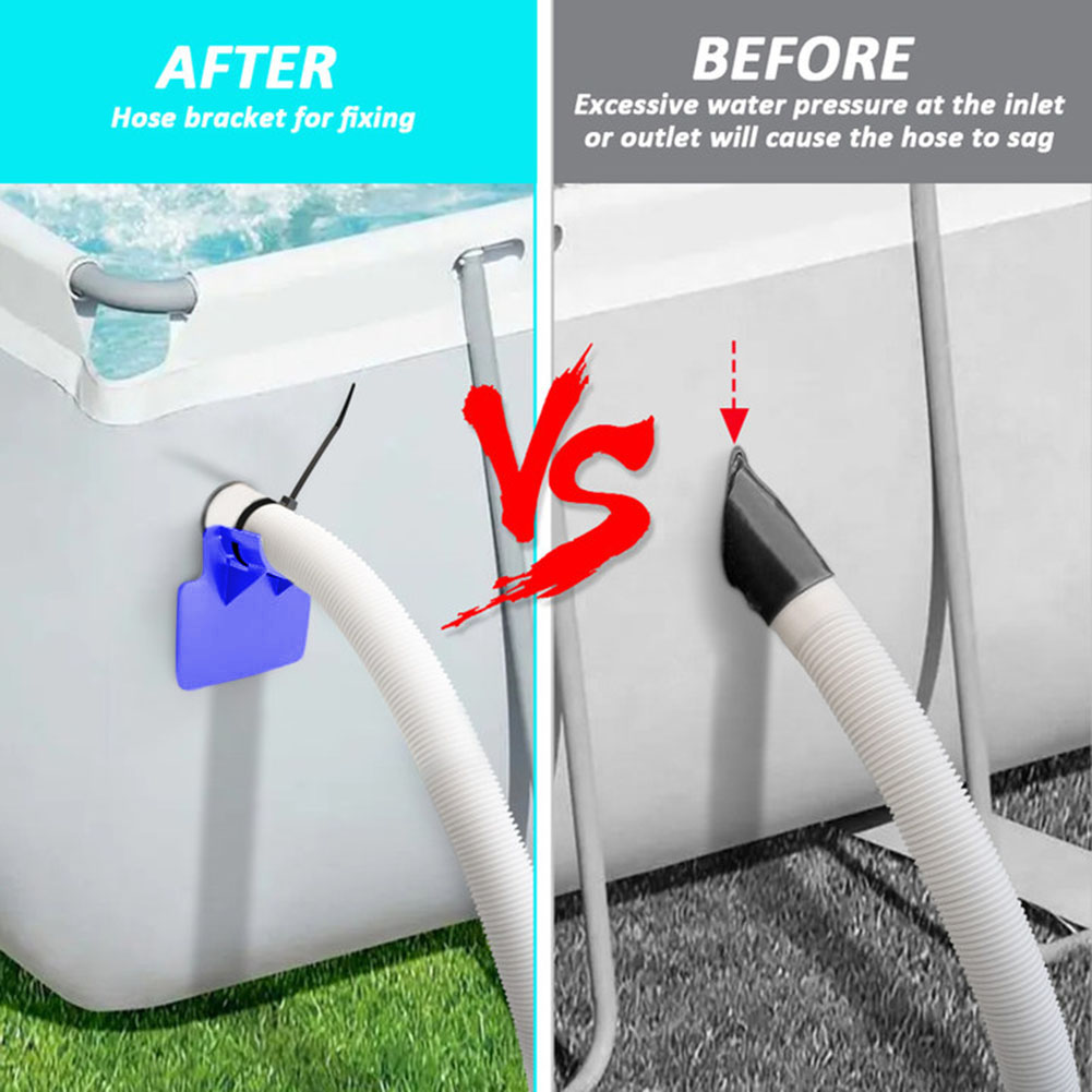 Swimming Pool Pipe Holder Moun - Plastic Pipe Clip recension och pris