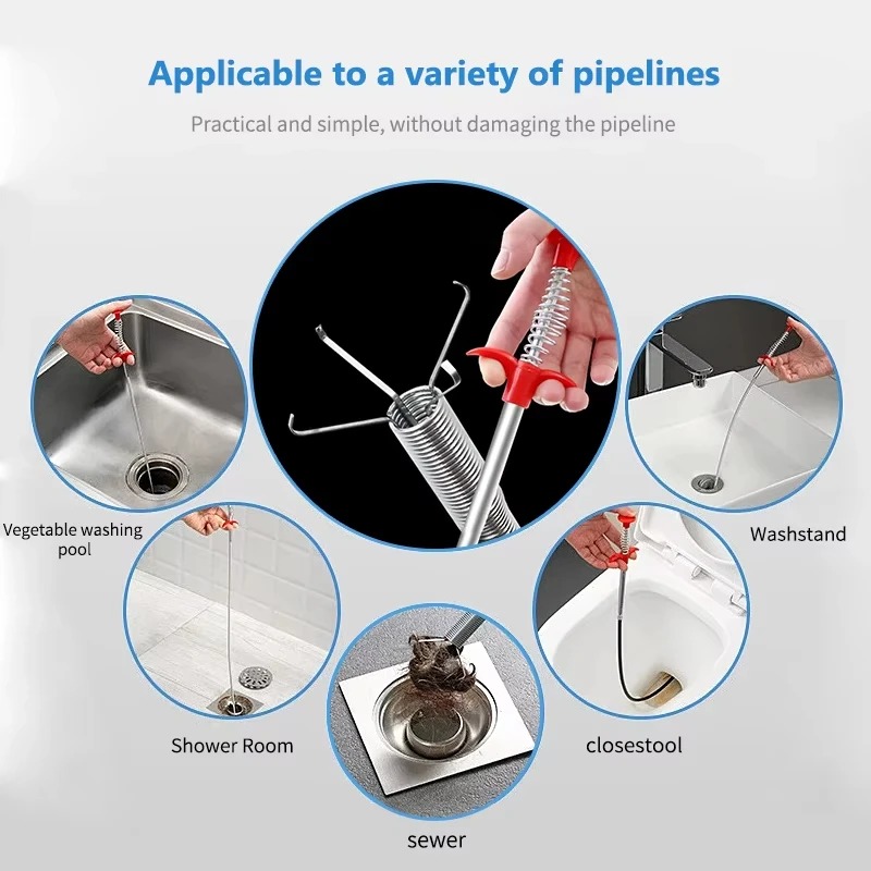 Flexible Spring Snake Drain Pi - Drain Snake Flexible recension och pris